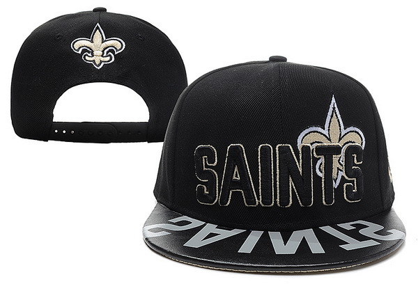 New Orleans Saints Black Snapback Hat XDF 0512
